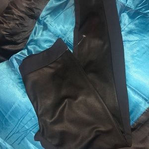 Black stretch pant small